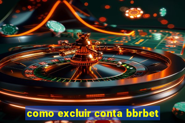 como excluir conta bbrbet